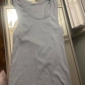 Cotton On Sky Blue Ribbed Tank